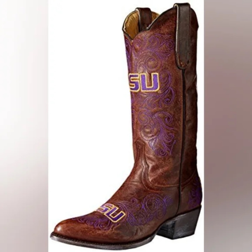 LSU GameDay Boots SZ 6.5 NEW